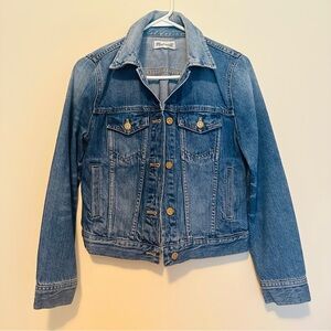 Madewell Cropped Denim BlueJean Jacket